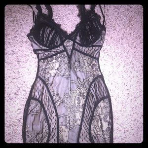 Bebe Black Lace Dress